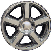 OE Wheels CV83 20x8.5 6x139.7 Polished Wheels 275-55-20 Bridgestone Dueler Alenza HL Plus Tires SET