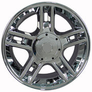 OE Wheels FR81 20x9 5x135 Chrome Wheels 275-55-20 Bridgestone Dueler Alenza HL Plus Tires SET
