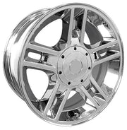 OE Wheels FR81 20x9 5x135 Chrome Wheels 275-55-20 Bridgestone Dueler Alenza HL Plus Tires SET