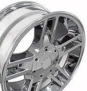 OE Wheels FR81 20x9 5x135 Chrome Wheels 275-55-20 Bridgestone Dueler Alenza HL Plus Tires SET