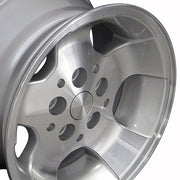 OE Wheels JP08 15x8 5x114.3 25.4et Gloss Silver Machined Wheel SET