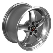 OE Wheels FR04 17x9 5x114.3 Gloss Gunmetal Machined Lip Wheels 245-45-17 Ironman iMove Gen 2 Tires SET