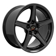 OE Wheels FR06 18x9 5x114.3 Gloss Black Wheels 245-40-18 Ironman iMove GEN 2 Tires SET