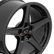 Set(4) 18x9 FR06 Gloss Black - 5x114.3 +24ET with 245/40r18 Ironman iMove GEN 3 Tires