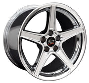 OE Wheels FR06 18x9 5x114.3 Chrome Wheels 245-40-18 Ironman iMove GEN 2 Tires SET