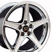 Set(4) 18x9 FR06 Chrome - 5x114.3 +24ET with 245/40r18 Ironman iMove GEN 2 Tires