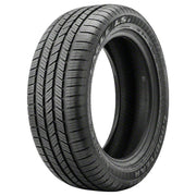OE Wheels DG65 20x9 5x139.7 Gloss Silver with Polished Face Wheels 275-55-20 Goodyear Eagle LS2 Tires SET